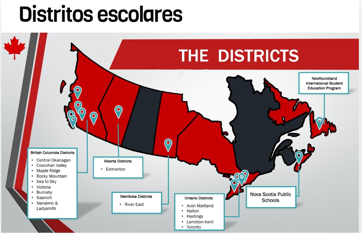 distritos escolares canadá