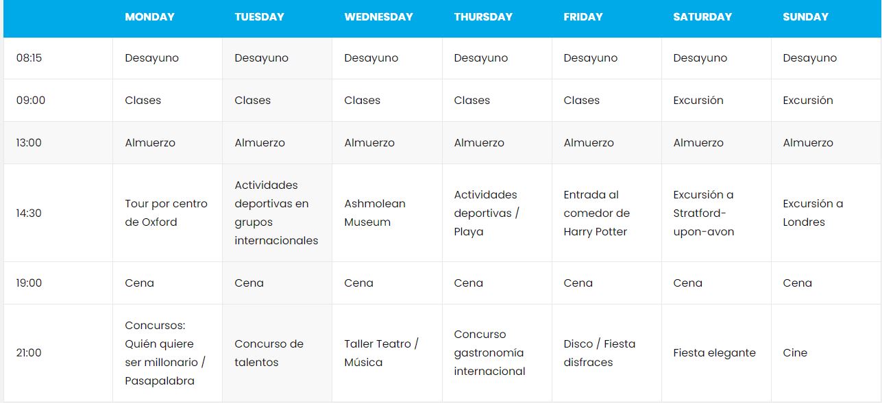 Programa social en Oxford